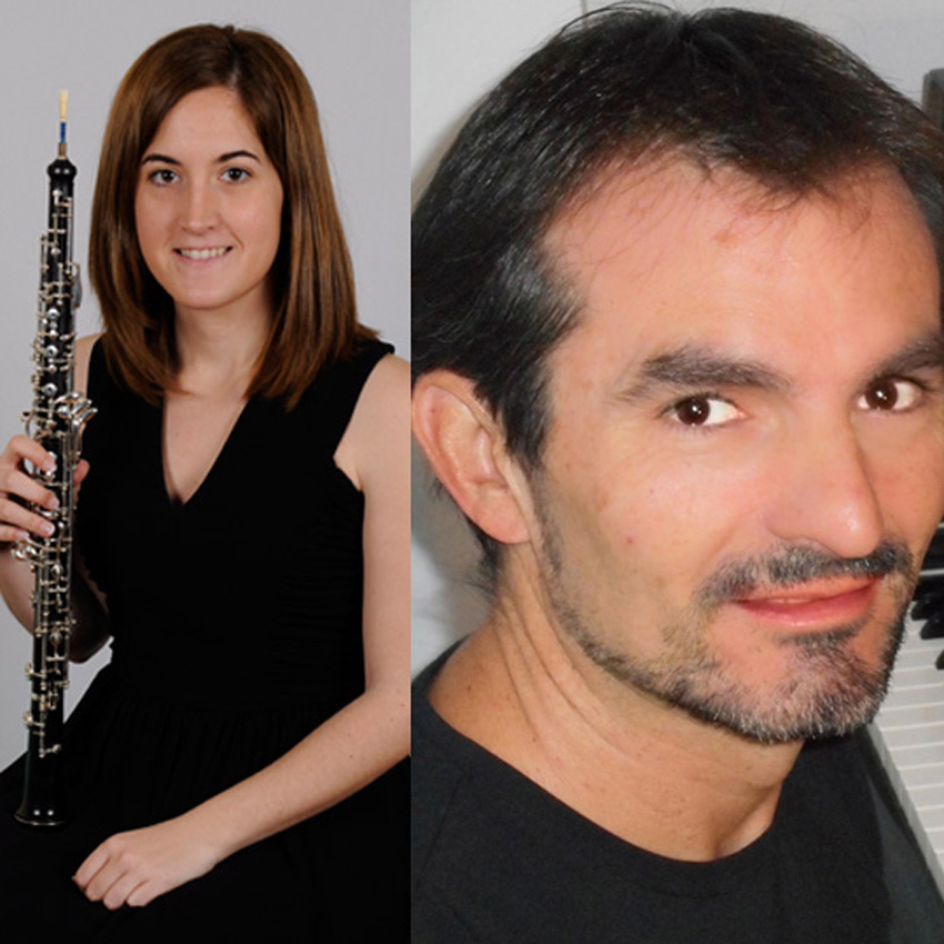 Alba Sanz Ponce, Oboe. Francisco Ruiz, piano. Conciertos de Inverno. 12/02/2019. C. M. Rector Peset. 19.30h